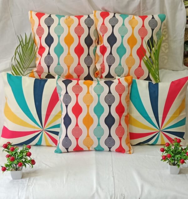 Retro Pop Art Cushion Cover Set