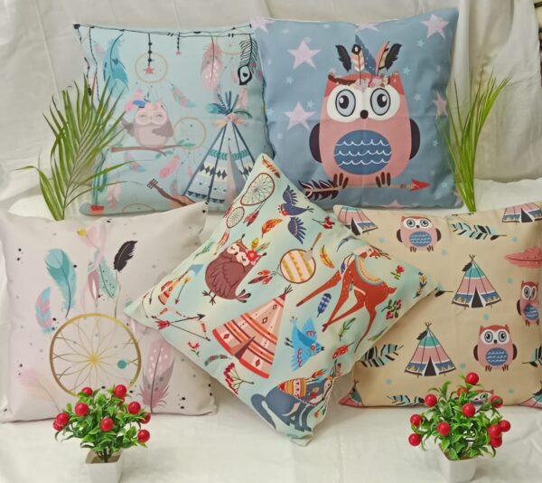 Canvas Cotton Woodland Dreams Cushion Cover