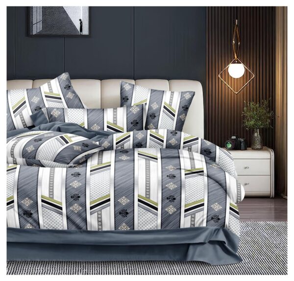 Glaze Bedsheet in Floral Motif Design