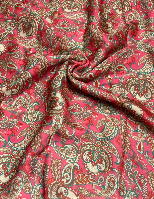 Satin Georgette Digitally Printed Fabric