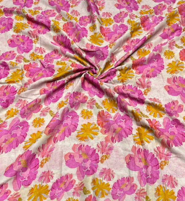 Satin Georgette Digital Print Fabric