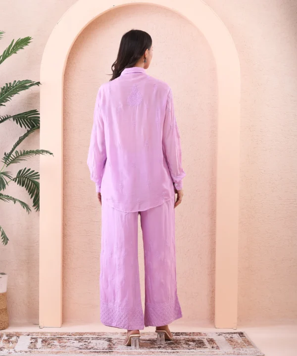 Co-ord Set Mulmul Lilac - Image 5