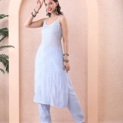Kurta Set in Powder Blue